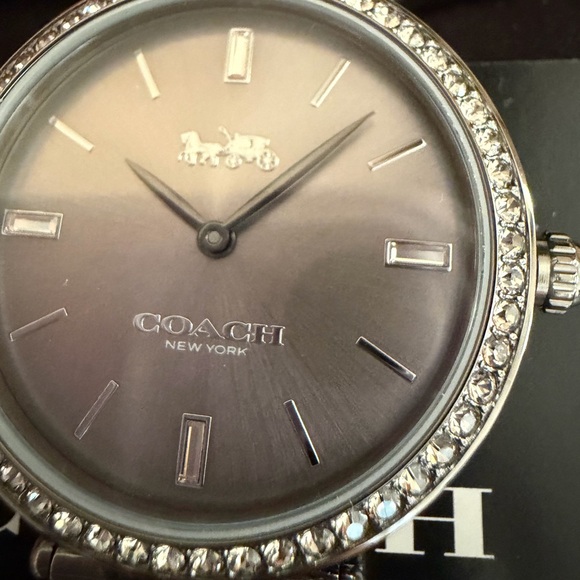 NWT Coach Park Quartz Mesh Strap 34mm Watch - Picture 12 of 12